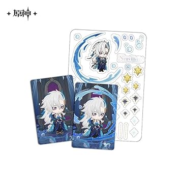 Amazon.co.jp: 《ヌヴィレット》 原 神 シール カード 公式正規